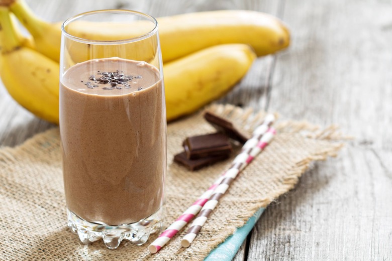 Banana-Cocoa Soy Smoothie