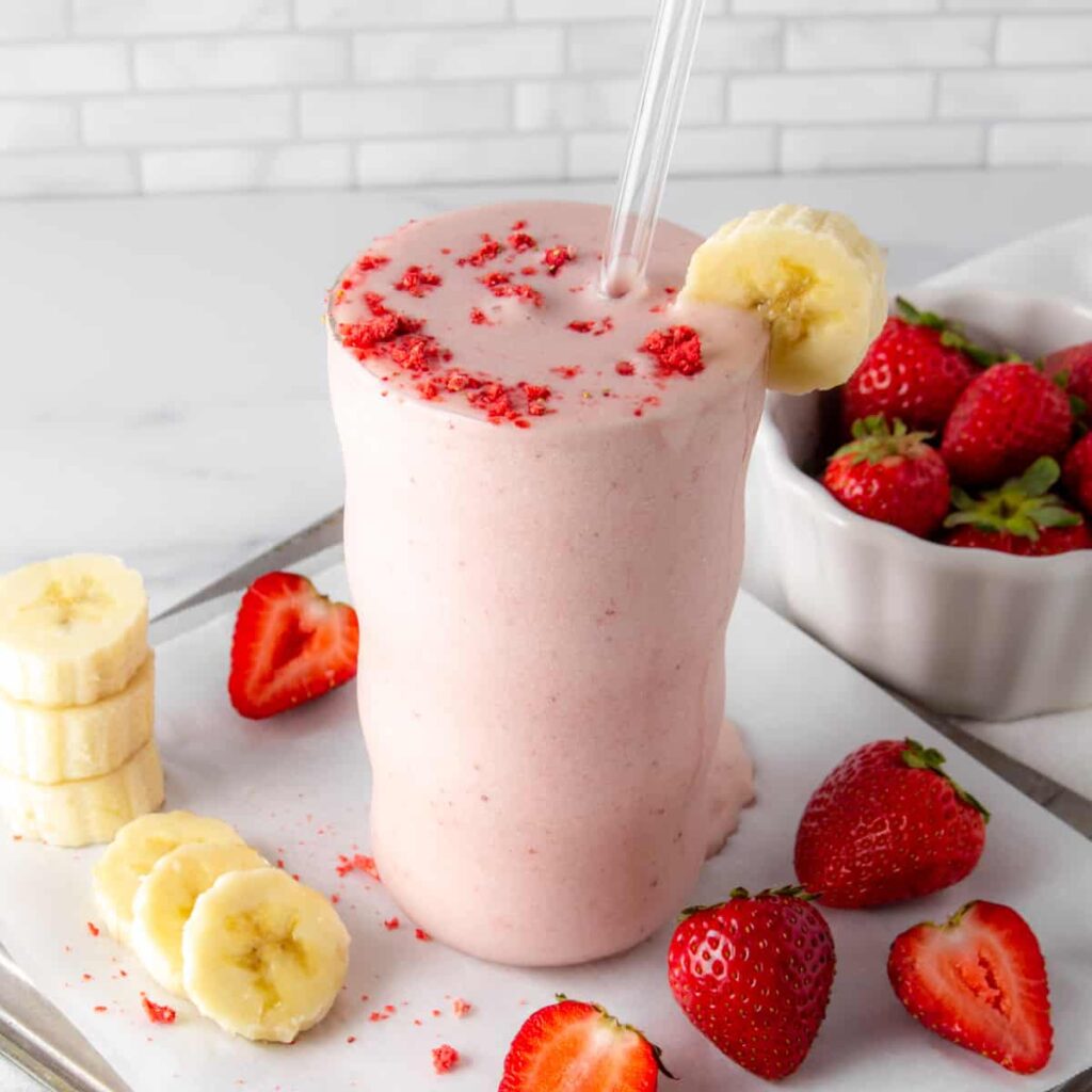 Strawberry-Banana Protein Smoothie