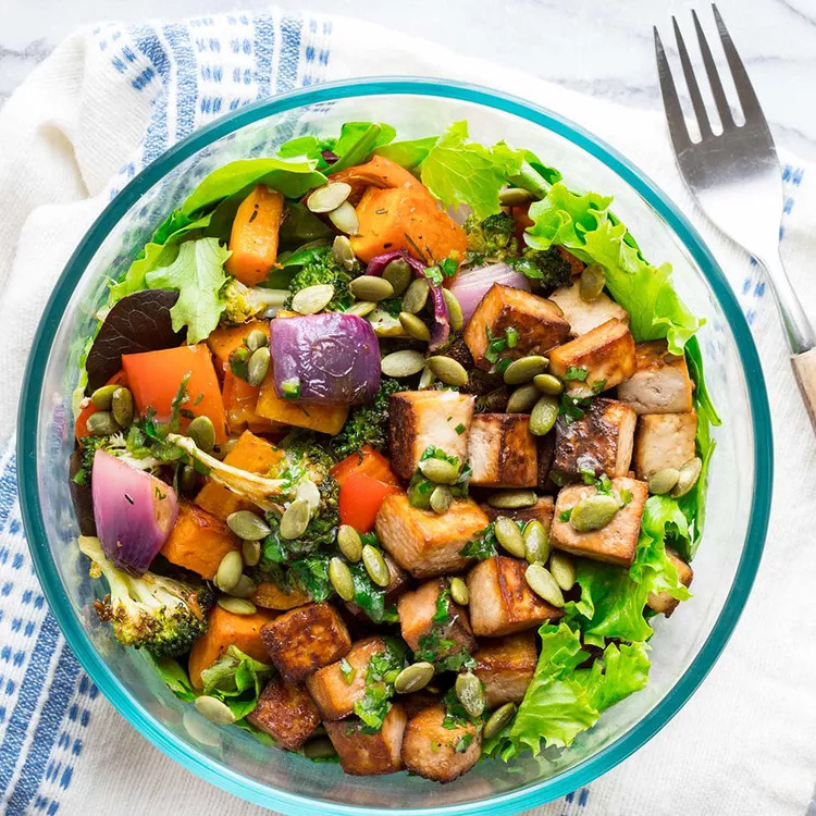 Citrus Lime Tofu Salad