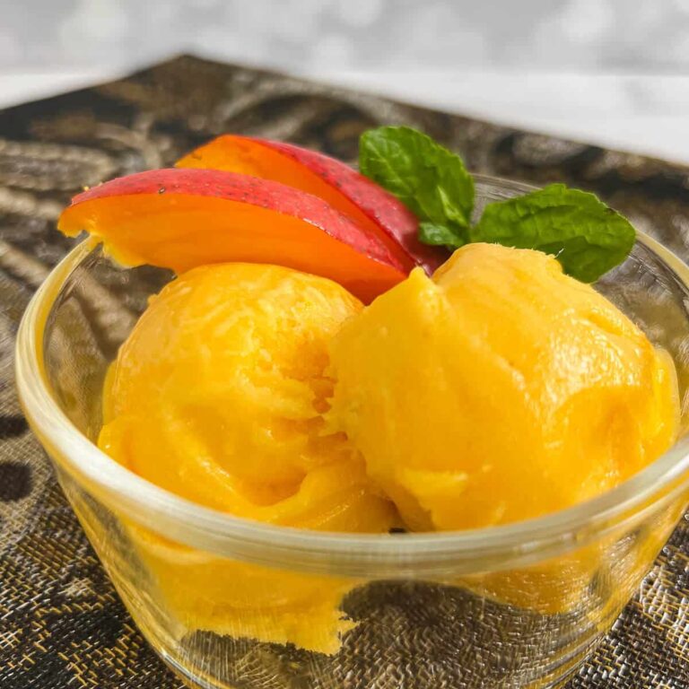 Fruit Dessert: Mango Sorbet