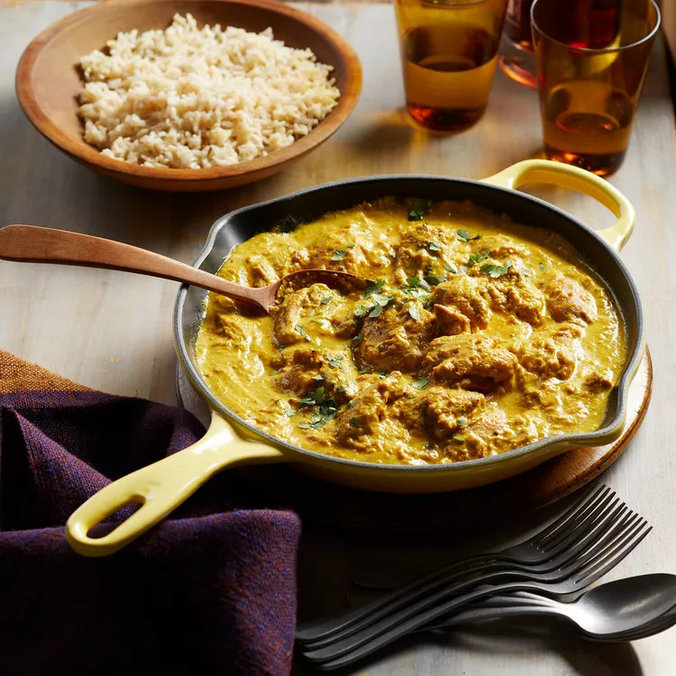 High Protein Saffron Chicken Korma